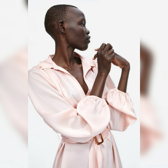 Zara Tops - ZARA | Oversized Pink Blouse